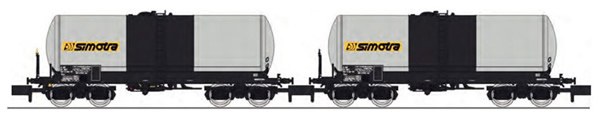 REE Modeles NW-228 - Set of 2 ANF SIMOTRA Bogies Y 25S petroleum products transport Era IV